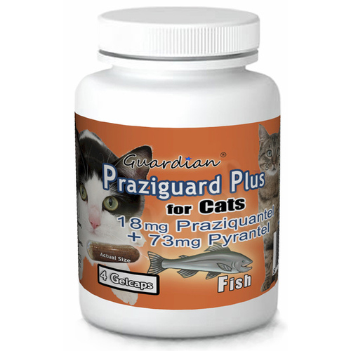 Guardian Pets Inc 18MG Guardian Praziguard Plus Multi-Dewormer for Cats