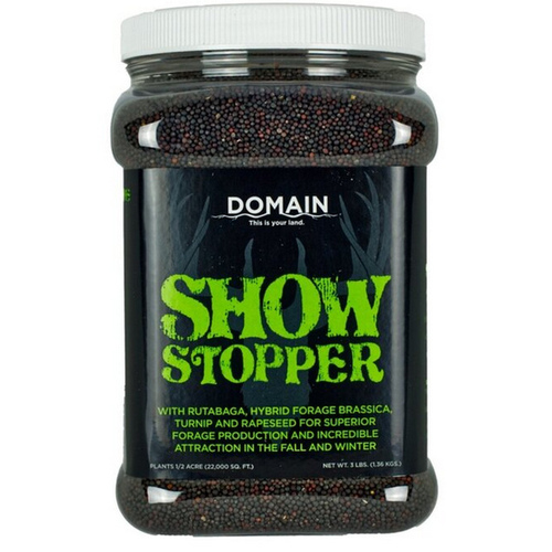 Domain Outdoor LLC SSFP Show Stopper Annual Deer Mix - 3 pounds - Covers 1/2 Acres