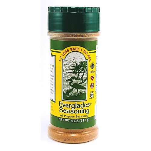 Everglades Seasoning 1/3 Less Salt - No MSG 4-oz