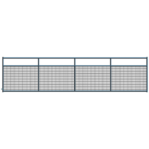 Alligator Brand 14233761 2" x 4" Wire Mesh Black Powder Coated Square Corner 20 ft. Gate