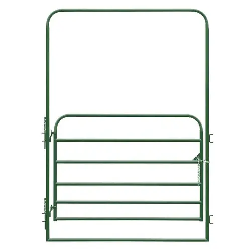 Alligator Brand 6 Bar Green Round Corner 4 ft. Entrance Panel