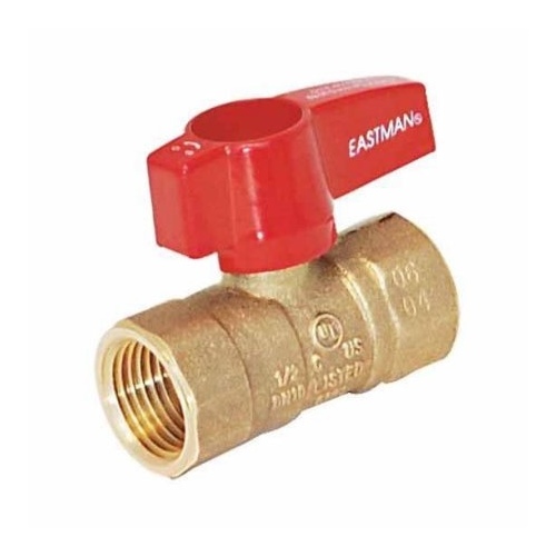 3/4" Heavy Duty Gas Ball Valve, Brass