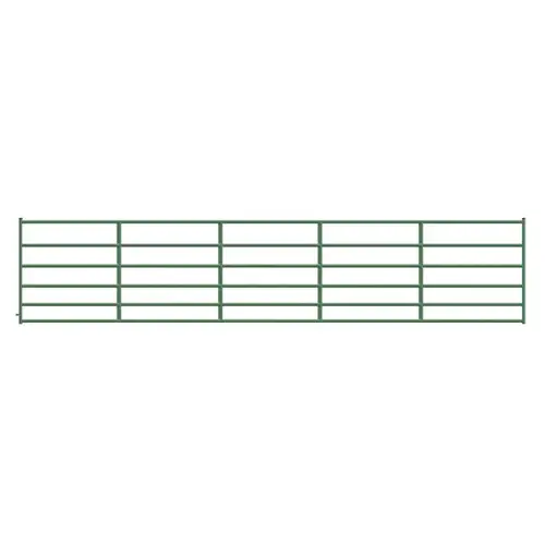 Alligator Brand 6 Bar Green Powder Coated Square Corner 20 ft. Gate