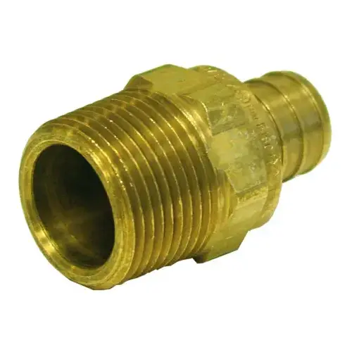 3/8 PEX x 1/2 MIP Adapter Lead Free