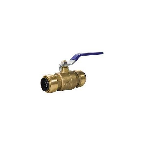 JMF COMPANY 022-2233PF Ball Valve Push-Fit 1/2" Brass