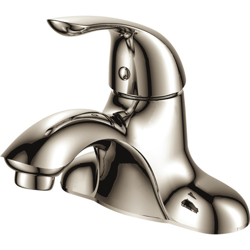 Lavatory Faucet with Brass Pop-Up Drain