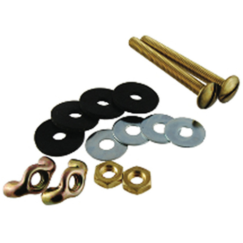 Oatey 068035 Tank Bolt Kit Brass