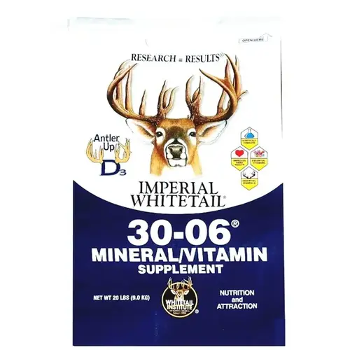 Whitetail Institute MIN20 Whitetail Imperial 30-06 Mineral/Vitamin Supplement 20lbs.