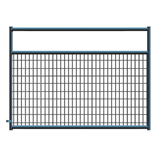 Alligator Brand 14233753 2" x 4" Wire Mesh Black Powder Coated Square Corner 4 ft. Gate