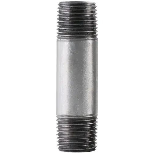 303 114X12 Galvanized Pipe Nipple, 1 1/4" X 12"