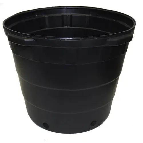 Haviland Plastic Products Co HPP1500-XCP10 15 Gallon Black Plastic Nursery Pot - pack of 10