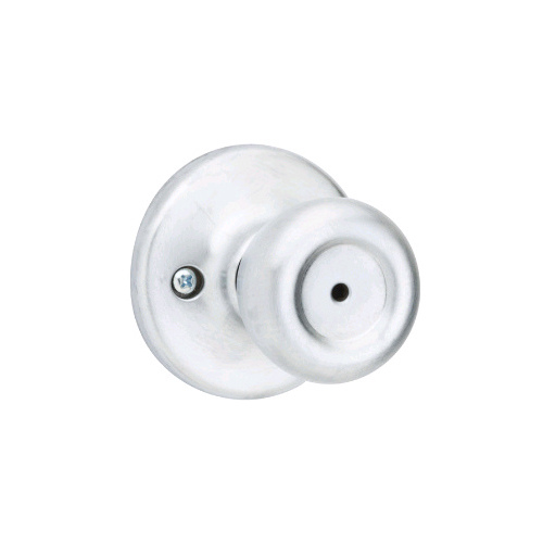 Kwikset 20501162 Tylo Bed/bath Knob Set Satin Chrome