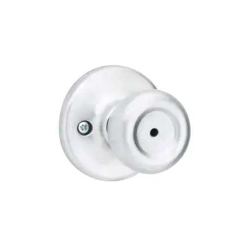 Kwikset 20501162 Tylo Bed/bath Knob Set Satin Chrome