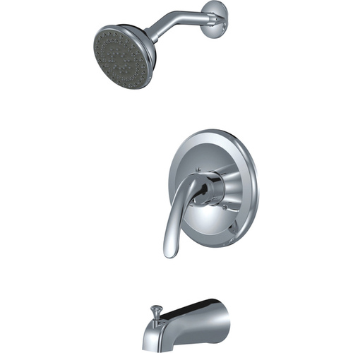 Compass Manufacturing Int'l 211-6578 Freendo Single Handle Five Function Tub and Shower Set