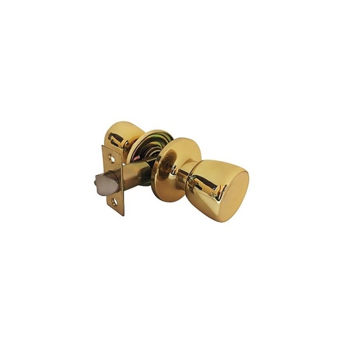 Grip Tight Tulip Passage Lockset - Brass