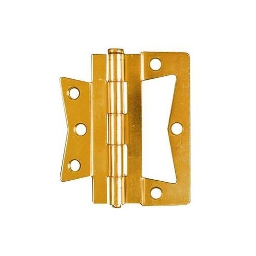 Ultra Hardware 35544 Door Hinge - Surface Mount 3-1/2" - Brass pack of 2