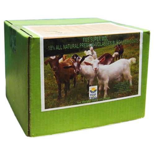 Florida Mineral Salt & Ag Prod 22702051 SUPER-PRO 20% All Natural Protein Block for Sheep & Goat 25-lbs- Contains Ammonium Chloride