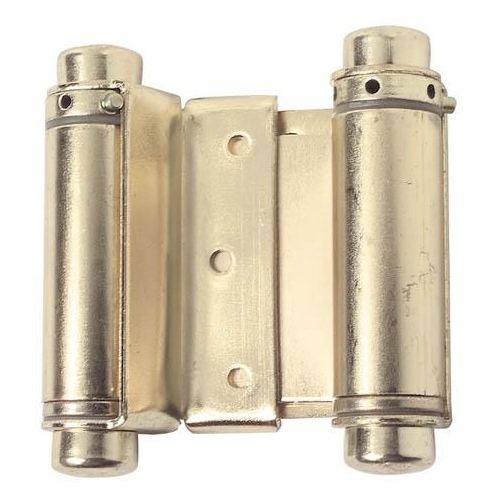 Ultra Hardware 35597 Door Hinge - Double Acting Spring 6" - Brass Pair