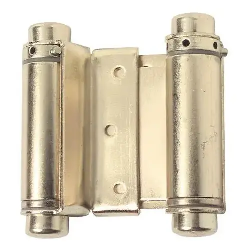 Door Hinge - Double Acting Spring 6" - Brass Pair