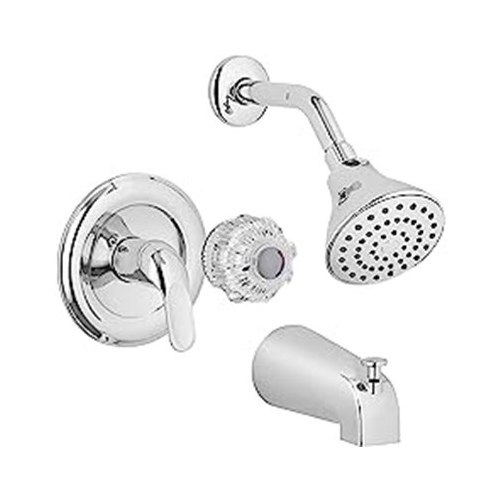 HOMEWERKS WORLDWIDE LLC-IMPORT 10TS2H-CH-AV Chrome Tub & Shower Single Handle Faucet