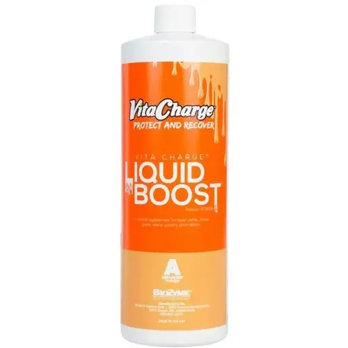 Biozyme Inc 001-79609 Vita CHarge Liquid Boost for Livestock - 32 ounces
