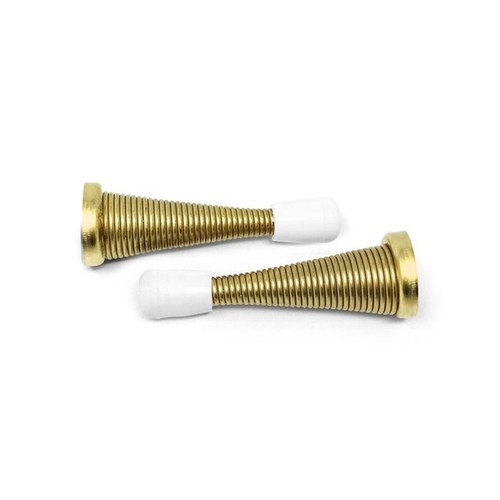 Grip Tight Tools FL211BL Door Stop - Spring 3" - Brass