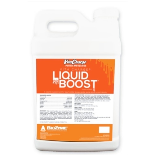 Biozyme Inc 001-79600 Vita Charge Liquid Boost for Livestock - 2.5 gallons