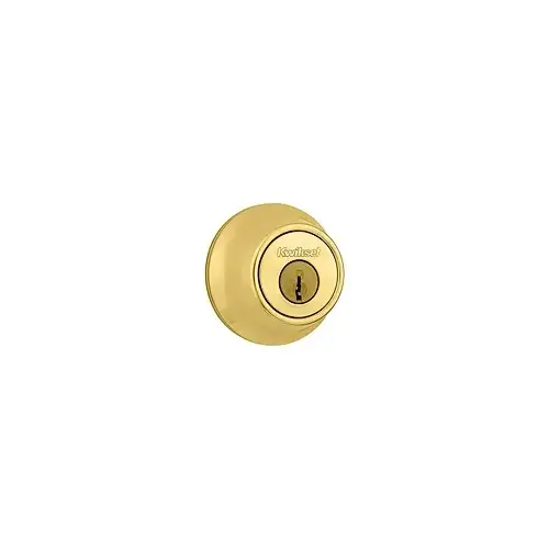 Kwikset 665 Double Cylinder Deadbolt from the 660 Series Polished Brass Keyed 6 Alike