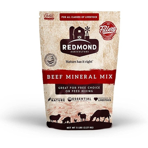 Redmond Minerals, Inc / Trophy Rock 109289 Redmond Beef Mineral MIx Salt 5 lb Bag