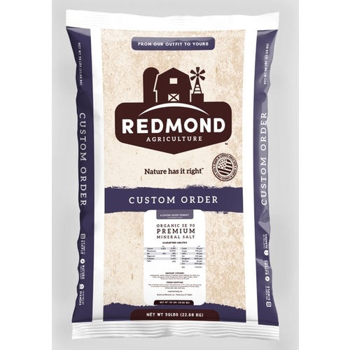 Redmond Beef Mineral with Garlic - 50 lb. Bag