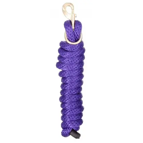 8-FT TOUGH-1 POLY LEAD W/ REPLACEABLE BOLT SNAP - PURPLE