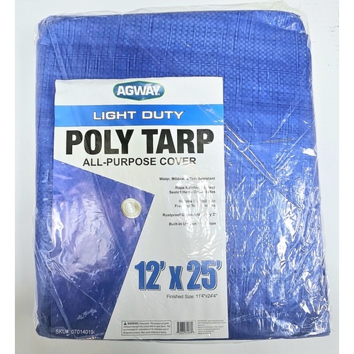 Hygrade 12'X25' POLY BLUE TARP 12'X25' HYGRADE