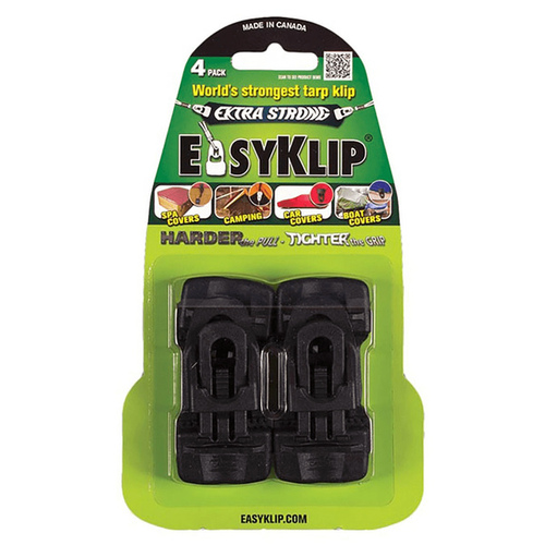 Store Solutions LLC 4101 Easyklip Midi Tarp Clips Black