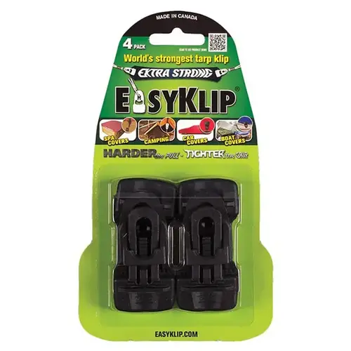 Easyklip Midi Tarp Clips Black