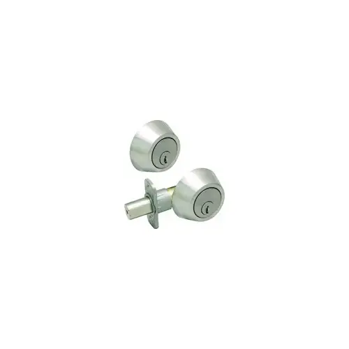 Deadbolt Double Cylinder Satin Nickel