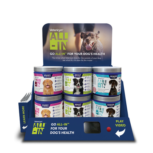 Innovacyn 085-95215 ALL-In Dog Supplement Point-Of-Purchase Kit