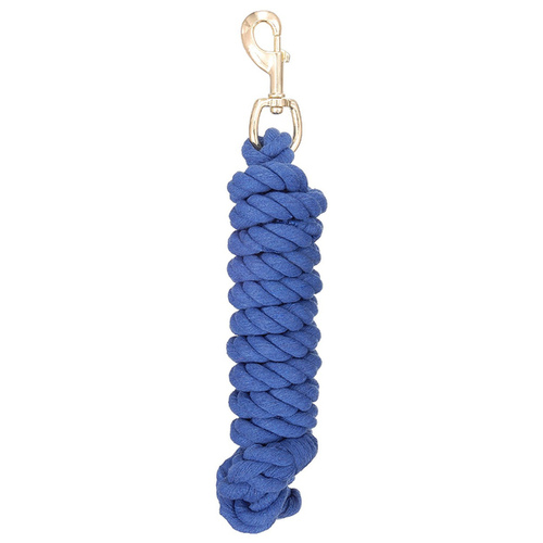 JT International Dist. Inc. 51-9015-4-0 TOUGH-1 COTTON LEAD ROPE WITH BRASS SNAP - BLUE