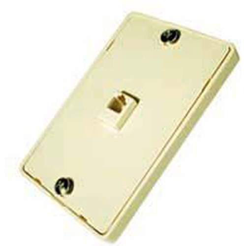 Modular Wall Phone Jack - Ivory