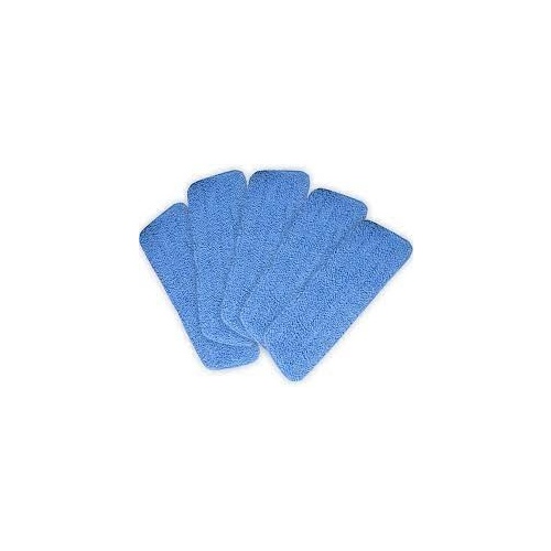 Carolina Mop, Inc 00857-24 Microfiber Wet Mop Pad Blue 5"x18"