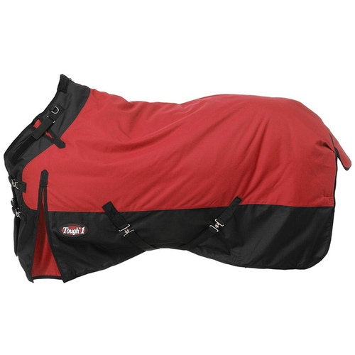 TOUGH HORSE 81" BLANKET WITH SNUGGIT - RED