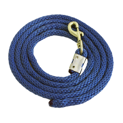 Partrade Trading Corp 248256 PARATRADE POLY LEAD ROPE BRASS SNAP - NAVY