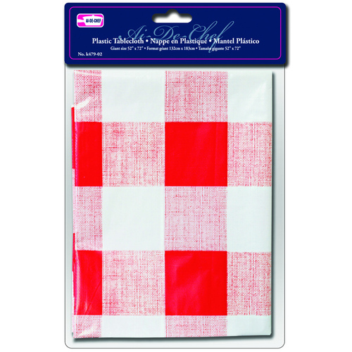 Symak Sales Co, Inc K0479-02 Ai-De-Chef Plastic Tablecloth