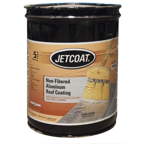 Non-Fibered Aluminum Roof Coating 5-gallon