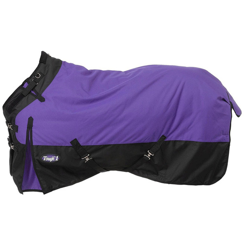 Tough-1 Horse 1200D 75" Waterproof Blanket with Poly Snuggit - Purple