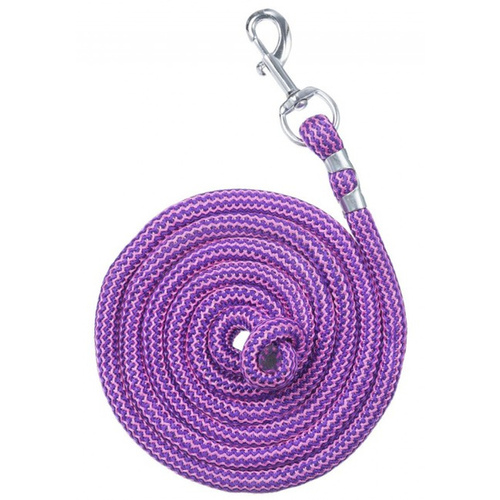 JT International Dist. Inc. 51-8990-247-0 8-FT WOVEN POLY CORD LEAD - PURPLE/HOT PINK