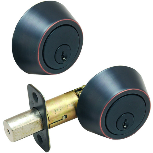 Deadbolt Double Cylinder Classic Bronze