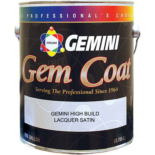 Gemini TWP Industries HBL-0030-1 Gemini High Build Lacquer Satin 1G