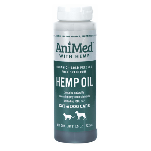 AHC Products Inc - AniMed 053-97002 Pure Hemp Oil for Cats & Dogs 7.5-oz