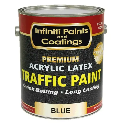 Vinly Acrylic Latex Traffic Paint - Blue 1 Gallon