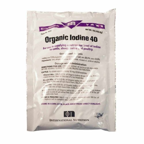 Organic Iodine 40 Grain 1-LB